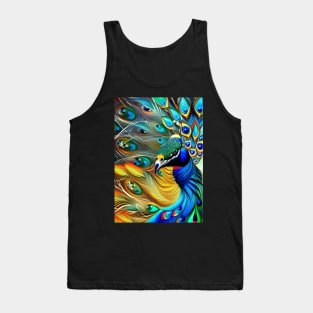 STUNNING AND COLORFUL  BEAUTIFUL PEACOCK Tank Top